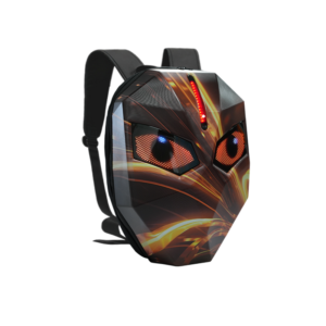 LED Rider Backpack HD – Cool Yellow – Programmeerbare Ogen met App