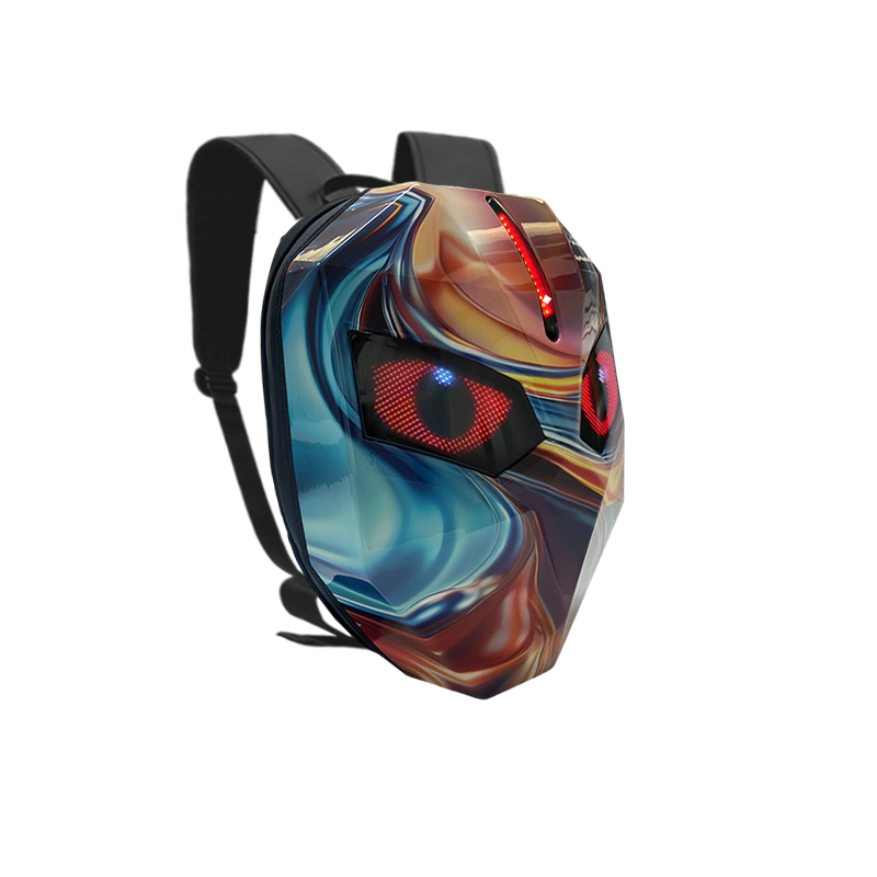 HD LED Cool Red Backpack – Waterproof - powerbank niet inbegrepen